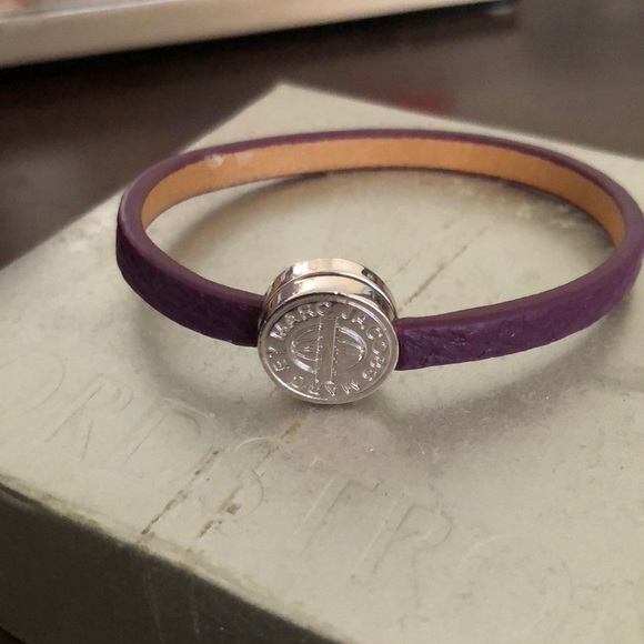 Marc By Marc Jacobs Jewelry - Brand new Marc Jacobs purple leather bracelet